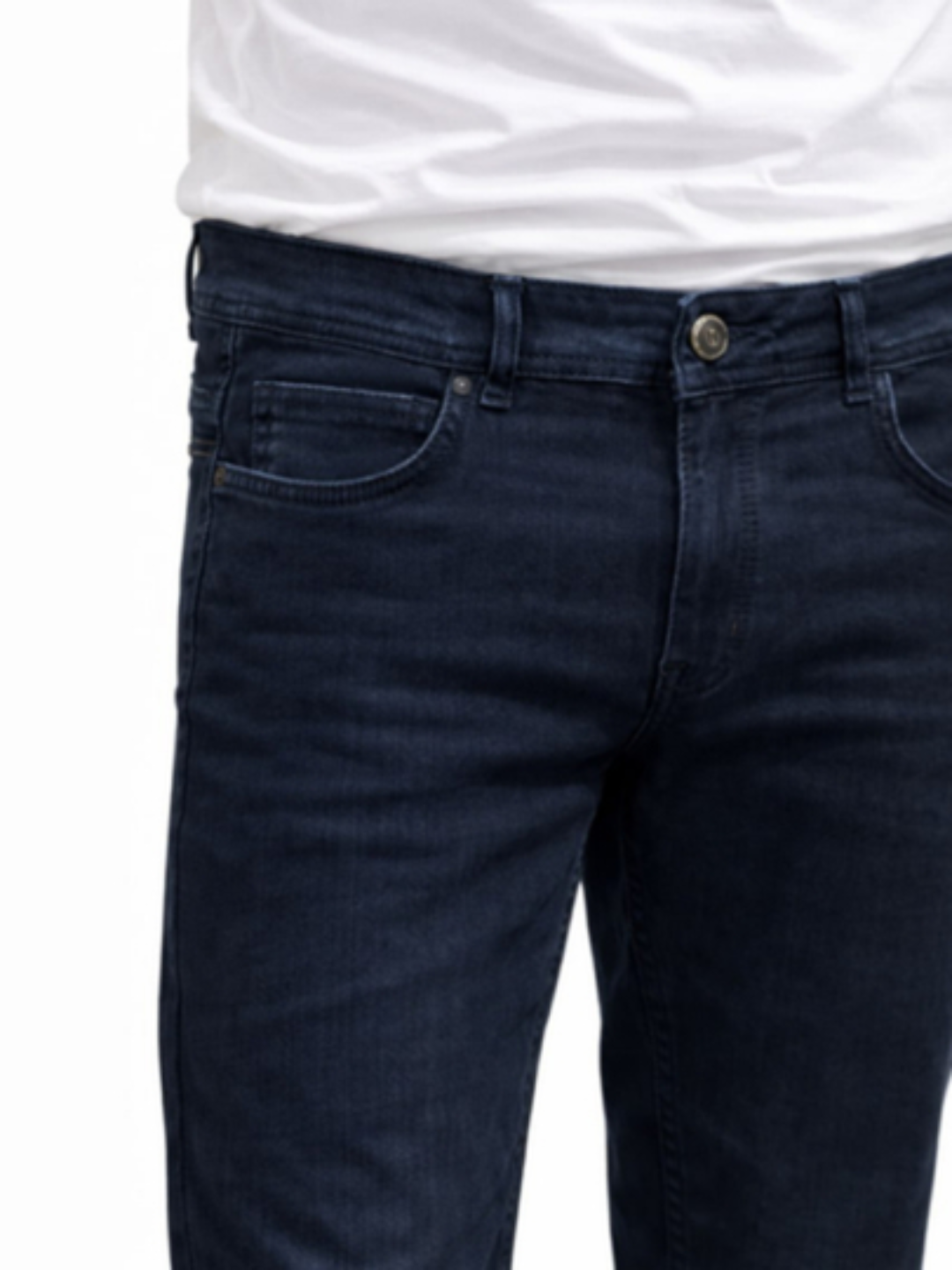 Джинсы классические  1, размер 32, темно-синий — фото 1