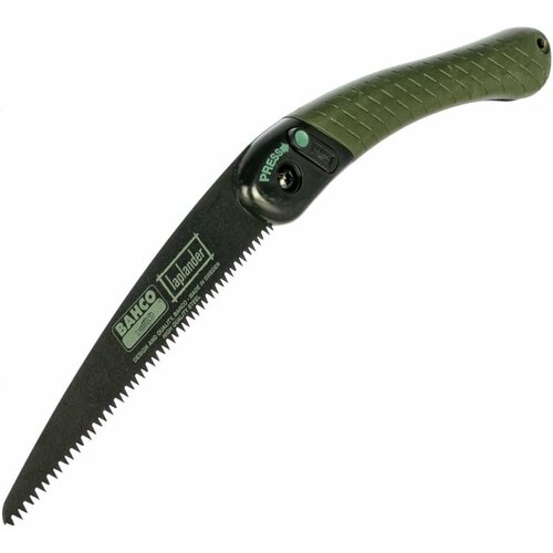Ножовка садовая BAHCO 396-LAP, зеленый/черный пила садовая складная gardena 135 p 08742 20 двухкомпонентная рукоятка лезвие 135 мм