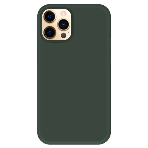 фото Krutoff / чехол-накладка krutoff silicone case для iphone 12 pro max (dark olive) 62 krutoff group