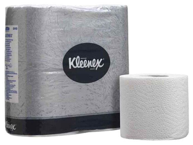 KG8449 Туалетная бумага Kleenex 3-сл, 200 л, 25 м, 4 рул/уп, Kimberly Clark