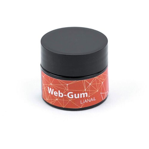 Краска гелевая Lianail Паутинка Web-Gum неоновый оранжевый