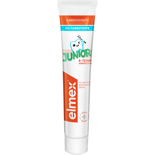 Зубная паста Elmex Junior детская 6-12лет 75мл зубная паста elmex tp elmex junior 75 ml 75 мл