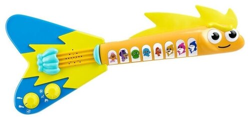 Развивающая игрушка WowWee Гитара Baby Shark, 61334, желтый/синий