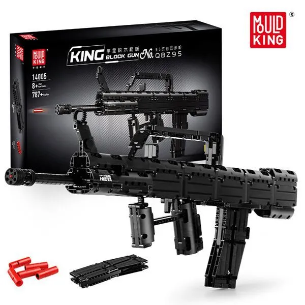 Конструктор Mould King 14005 Автоматическая винтовка QBZ95, 787 дет. 