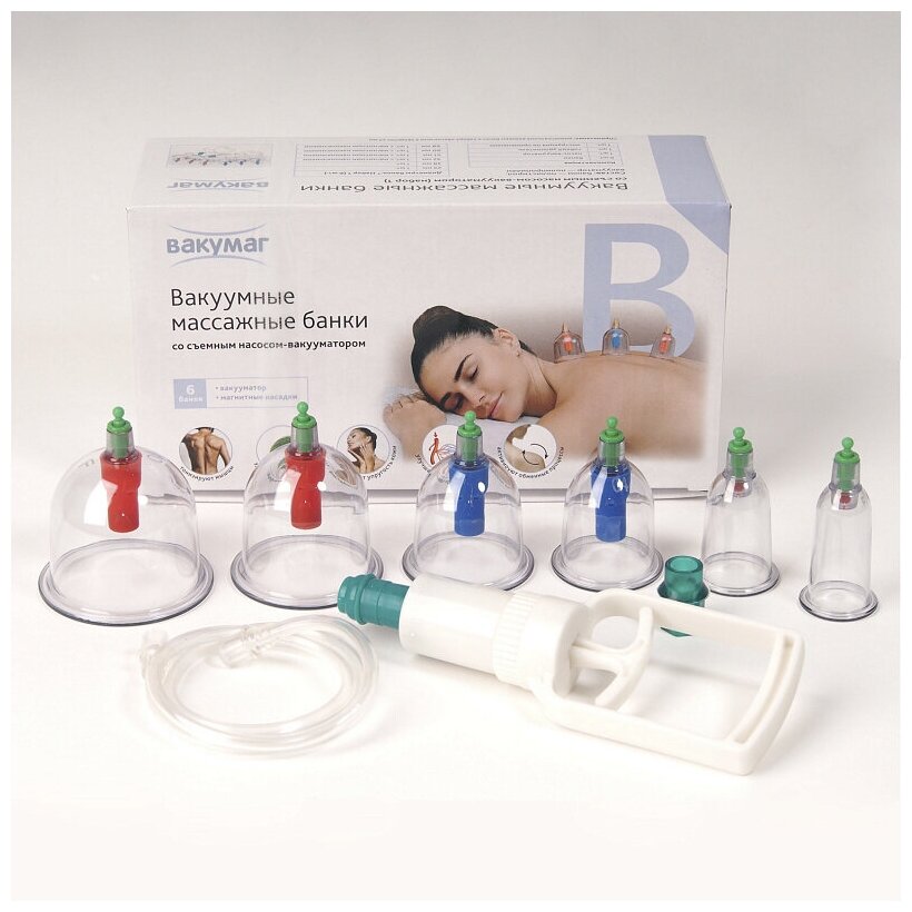 фото Вакуумные банки с вакууматором № 6 YS-0006