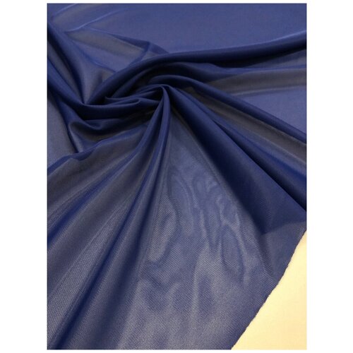 Ткань подкладочная сетка , цвет синий , цена за 1 метр погонный. ткнь подкладочная цвет зеленый германия цена за 1 метр погонный