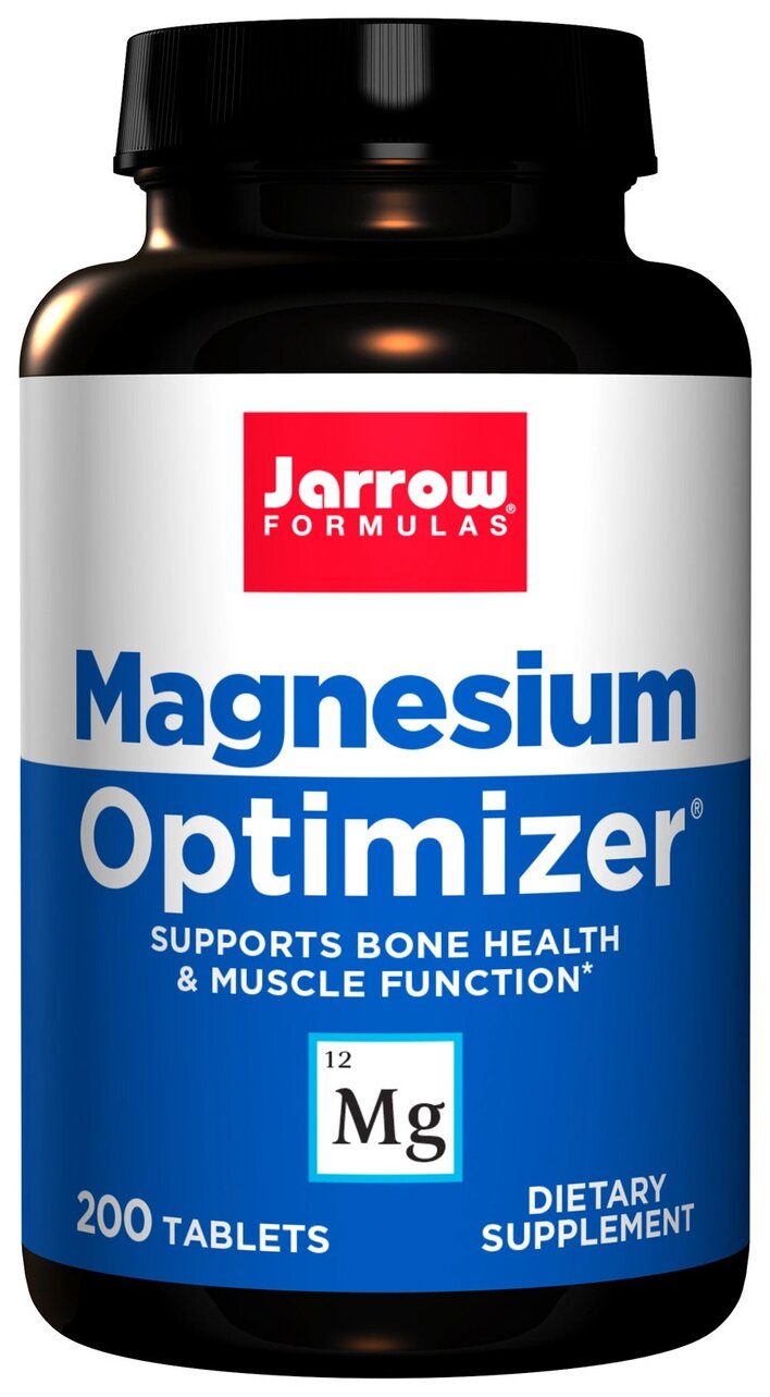 Jarrow Formulas Magnesium Optimizer / Магний Оптимизатор 320 г, таблетки 200 шт.