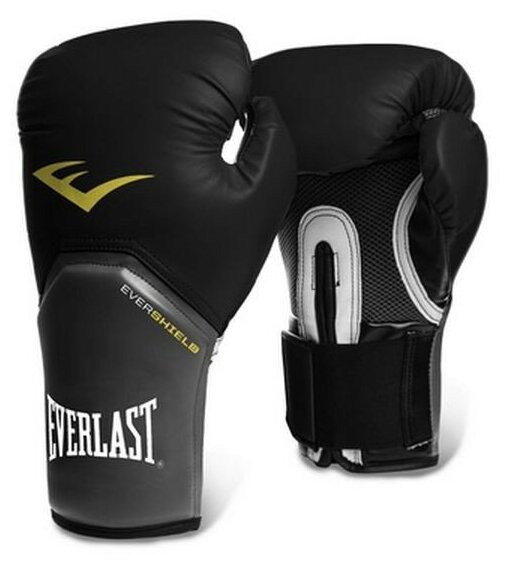 Перчатки тренировочные Everlast Pro Style Elite 14oz черные