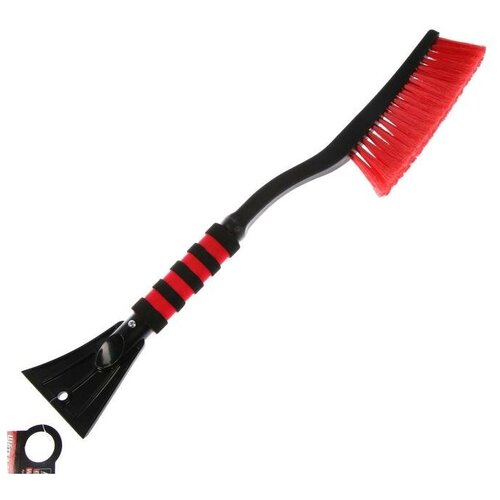 Щетка-скребок AVS WB-6318 (62 CМ), мягкая ручка, распушенная щетина.