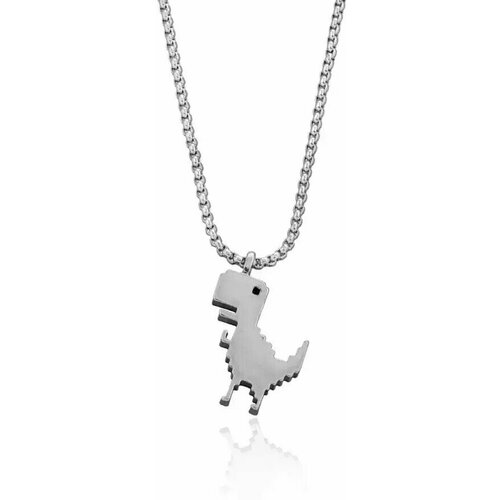 Колье, серебристый