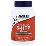 Now Foods 5-HTP 5-гидрокситриптофан двойной концентрации 200 мг, 120 капсул - изображение