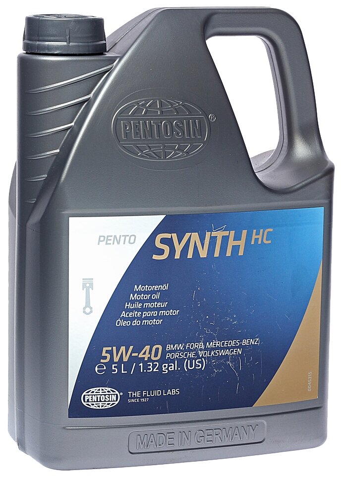 PENTOSIN 1090216 Pentosynth HC 5W-40 масло мот. 5л 601105500