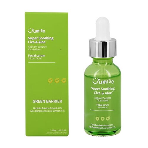 Ультра успокаивающая и увлажняющая сыворотка Jumiso Super Soothing Cica & Aloe Facial Serum, 30мл