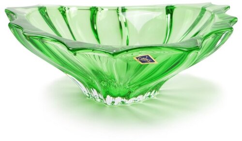 Фруктовница 33 см Aurum Crystal Plantica Green