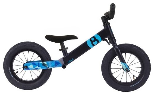 Беговел детский Bike8 - Suspension - Pro (Black-Blue)