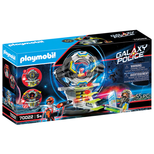 фото Набор с элементами конструктора playmobil galaxy police 70022 сейф с секретным кодом