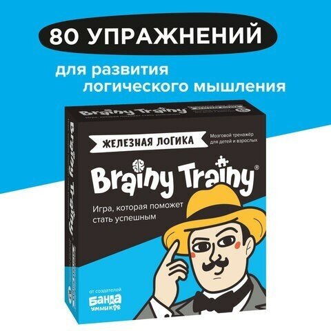 Настольная игра-головоломка ЖЕЛЕЗНАЯ ЛОГИКА (УМ548) Brainy Trainy - фото №2