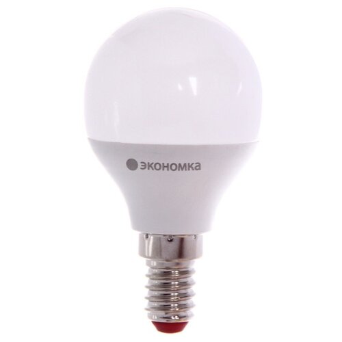 Лампа светодиодная Экономка LED 7w GL45 E1430, E14, G45, 7 Вт, 3000 К