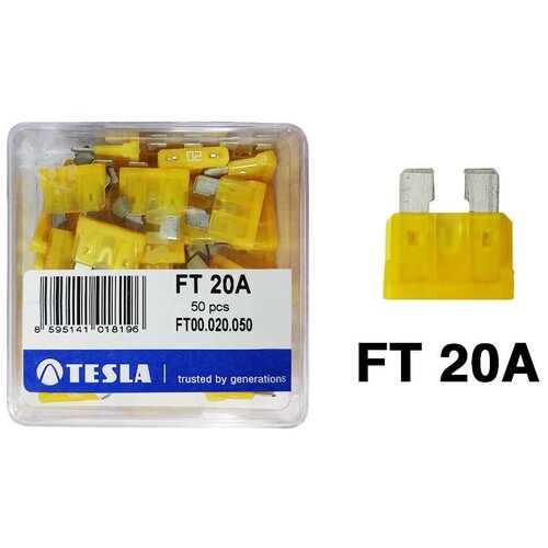 Предохранители FT 20А (флажковый)(10 шт) Тесла