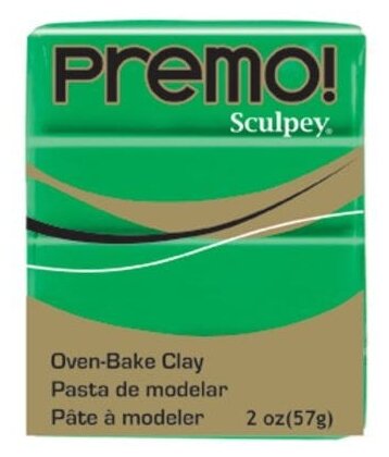 Полимерная глина Sculpey Premo полимерная глина PE02 57 г 5323 зеленый