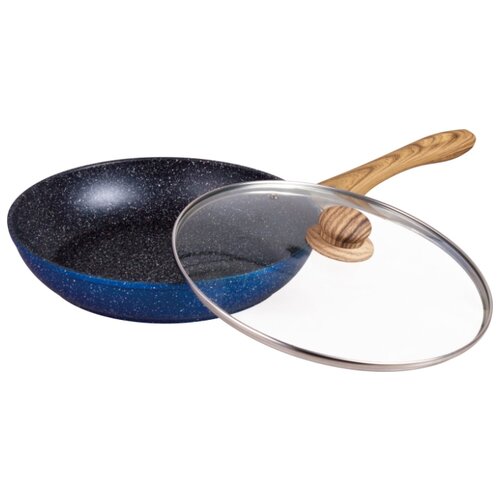 фото Сковорода сапфир wr-6087 24 см c мраморным покрытием winner
