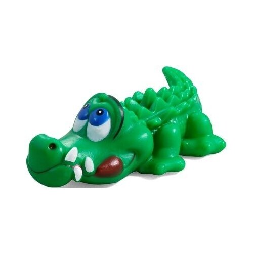 Игрушка для собак Triol Крокодил 12101053, зеленый triol игрушка для собак крокодил 14см винил 2 шт