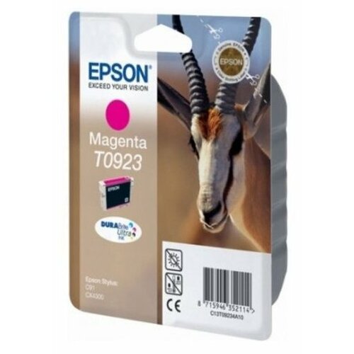 Картридж Epson C13T09234A10, 280 стр, пурпурный картридж aquamarine t0923 c13t09234a10 для epson