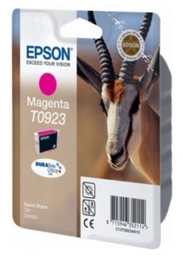 Картридж оригинальный пурпурный Epson T0923 Magenta