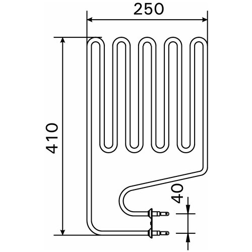 ТЭН Harvia ZSS-120 (2000 W, для печей Senator, Club, Elegance)