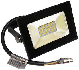 Прожектор светодиодный FL-LED Light-PAD 10W Plastic Black 6500К 850Лм 108x80x25мм пластиковый корпус