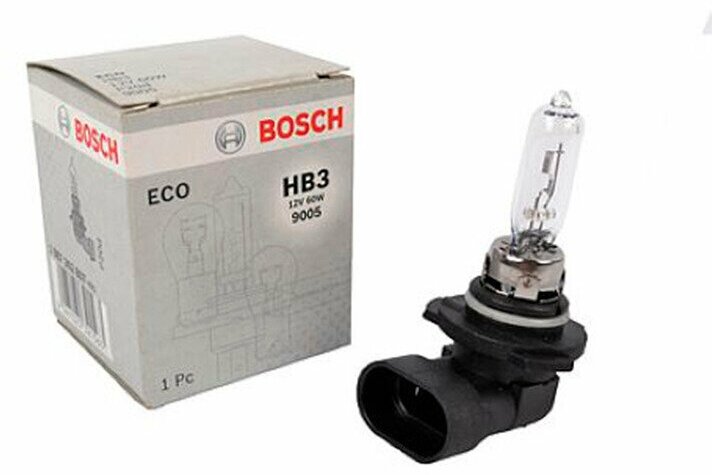 Лампа автомобильная накаливания Bosch Eco 1987302807 HB3 12V 60W P20d