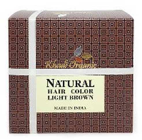 Хна натуральная светло-коричневая Кхади Natural Hair Color Light Brown Khadi Organic 100 гр.