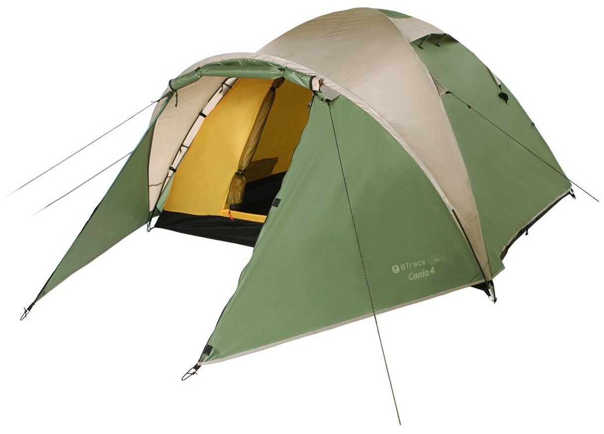 Палатка BTrace Canio 3 (зеленая/беж)