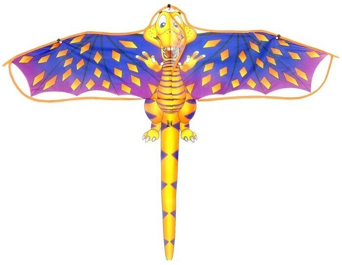 Воздушный змей "Дракончик" с леской 9236587