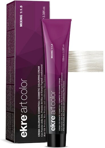 Краска для волос Artcolor Hair Colour Cream Ekre 12.01 Суперосветляющий Пепельный Блондин Экстра 100 мл