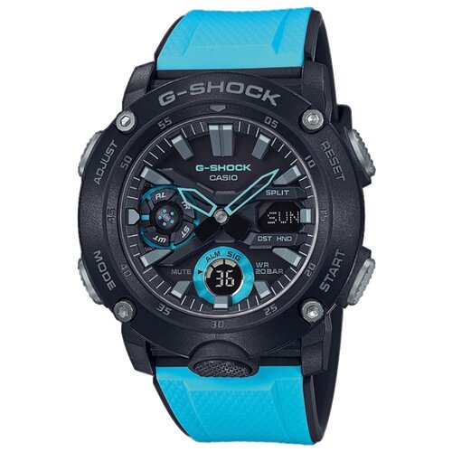 фото Японские наручные часы casio g-shock ga-2000-1a2er с хронографом