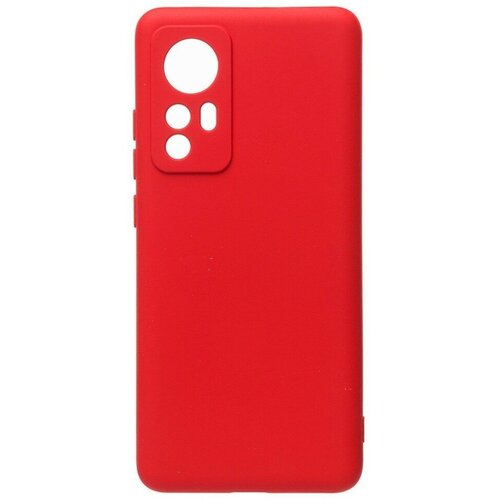 накладка силиконовая silicone cover для xiaomi 12 xiaomi 12x xiaomi 12s розовая Накладка силиконовая Silicone Cover для Xiaomi 12 Lite красная