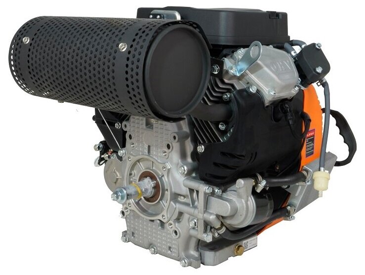 Двигатель бензиновый Lifan LF2V80F ECC (31л.с., 744куб. см, вал 25мм, ручной и электрический старт, катушка 20А) - фотография № 6