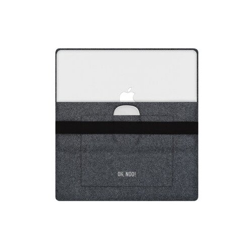 фото Чехол 13 macbook air 2010-2017 / macbook 13 pro retina / maкбук 13 эйр (аир) / 13 про / lenovo thinkpad / asus zenbook / ноутбука 13 дюймов / подставка / сумка из фетра / горизонтальный с крышкой oh, noo!