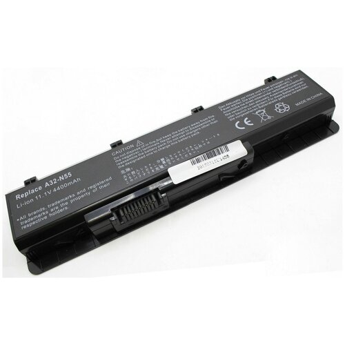 Аккумулятор для ноутбука ASUS N45 N45E N45S N45SF N45SL N55 N55E (11.1V 4400mAh) P/N: A32-N55