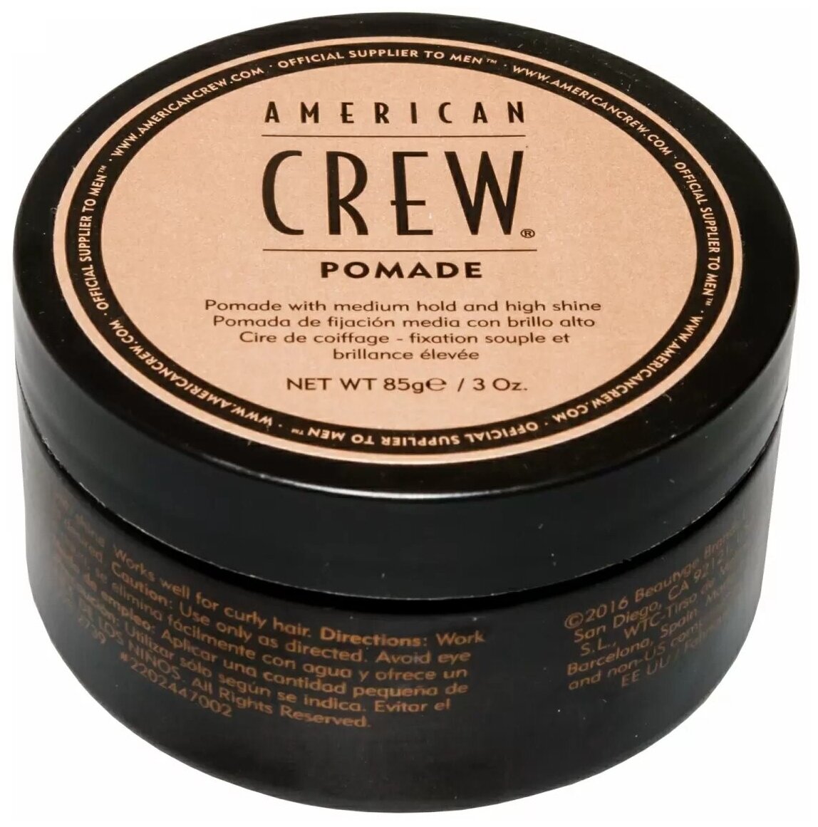 AMERICAN CREW, Помада для укладки волос, POMADE, 85 мл.