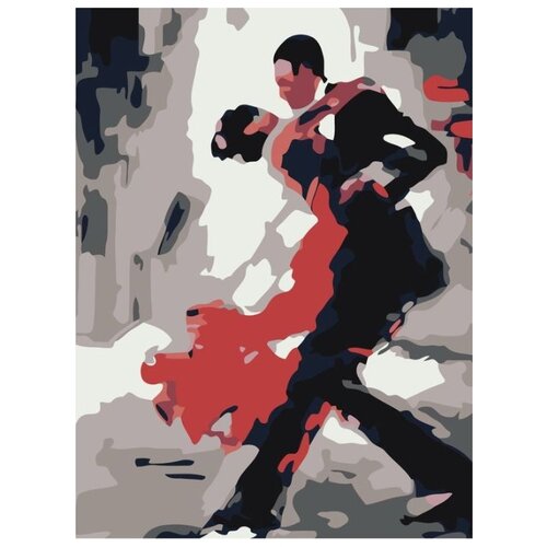 картина по номерам парный танец 40x50 см Картина по номерам Парный танец, 30x40 см