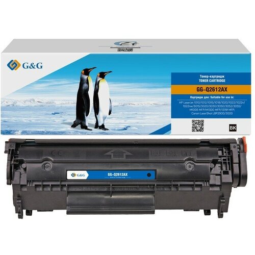 Картридж G&G GG-Q2612AX для HP LJ 1010/3015/1020/1022 Q2612AX