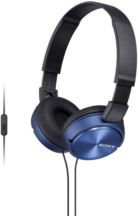 SONY MDR-ZX310APL Наушники накладные с микрофоном, цвет синий