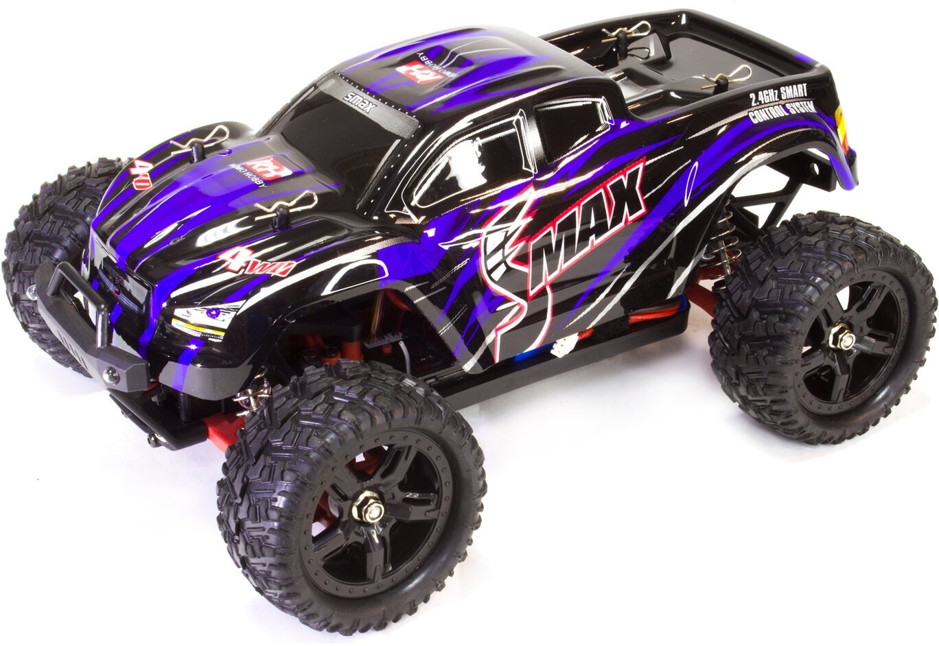 Радиоуправляемый монстр Remo Hobby SMAX UPGRADE 4WD масштаб 1:16 RTR - RH1631UPG - Синий