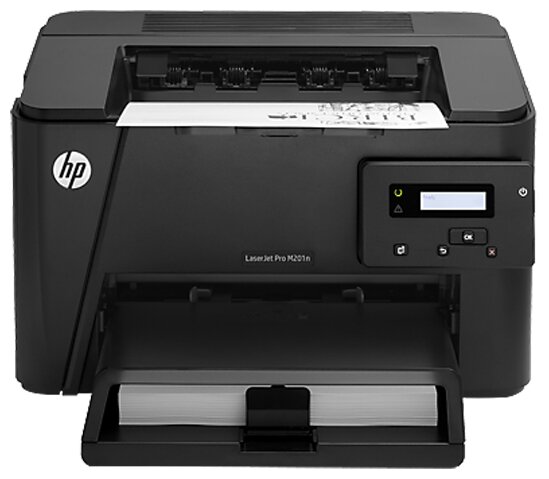 Принтер лазерный HP LaserJet Pro M201dw, ч/б, A4, черный