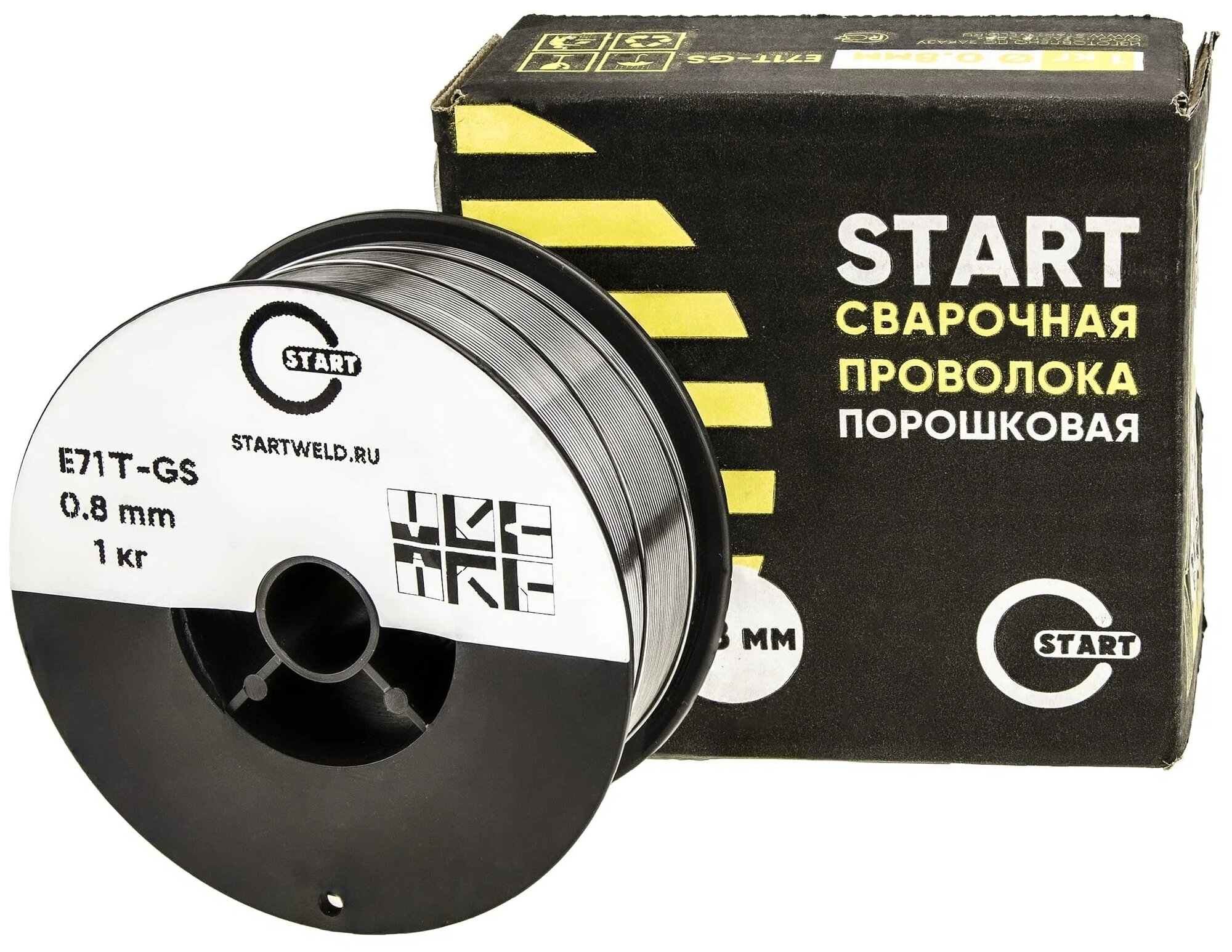 Сварочная проволока Start E71T-GS, порошковая, 0,8 мм, 1 кг - фото №1