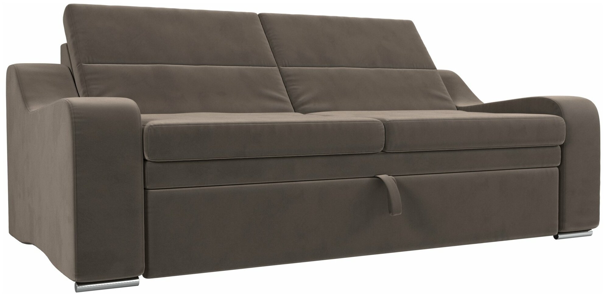 Прямой диван Медиус, Велюр, Модель 107052