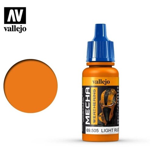 фото Краска для сборных моделей vallejo серии mecha weathering - light rust wash 69505 (17 мл) acrylicos vallejo
