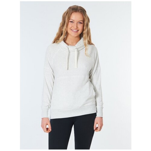 фото Толстовка rip curl cosy fleece roll neck, цвет 9250 white marle, размер l